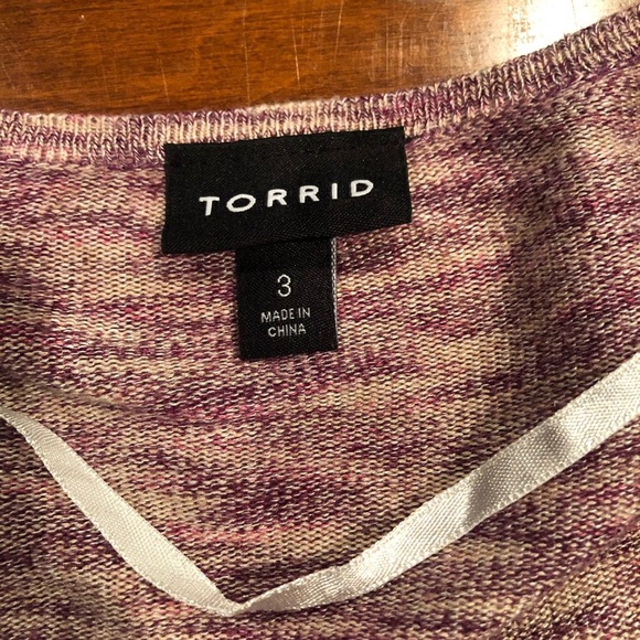 Torrid space-dye cardigan sweater -Size 3 - Picture 6 of 7